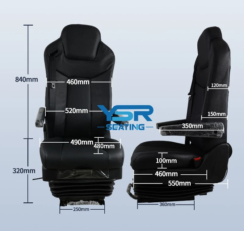 Luxury Air Suspension Automobile Seat Size Luxury Air Suspension Automobile Seat Size